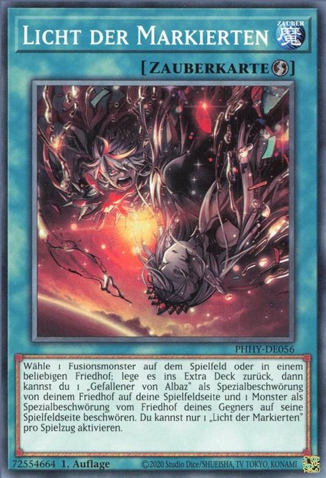 Recollectibles Sammelkarte Yugioh Karte Licht Der Markierten Yu Gi Oh