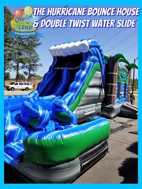 Bouncy House Water Slide Bounce House Double Water Slide For Rent