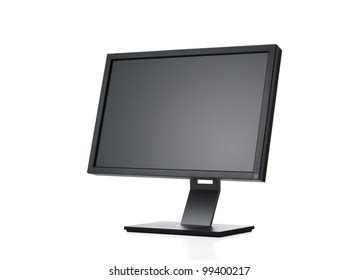 computer monitor side view   royalty  licensable stock