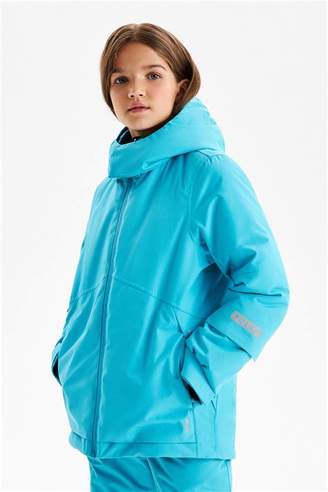 Зимняя куртка из мембраны унисекс небесно-голубой купить в интернет ...