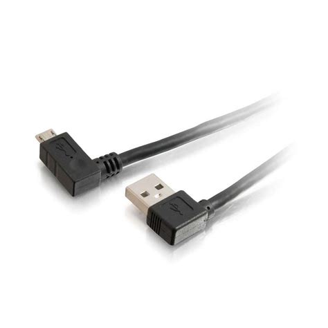 98ft 3m Usb 20 A Right Angle Male To Micro Usb B Right Angle Male