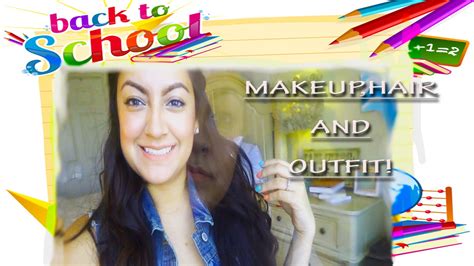 Back To School Makeup Hair And Outfit 2015 Sweetpea Makeup