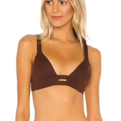 Vitamin A Swim Vitamin A Neutra Bralette Bikini Top Brown Poshmark