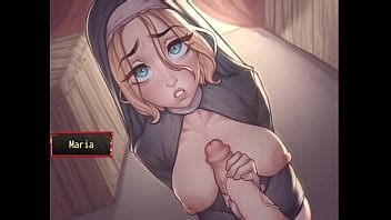 Harem In Another World Harem Hentai Game Ep Learning A Naive Nun How To Give A Blowjob
