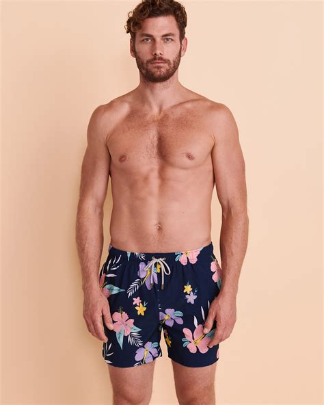 VINTAGE SUMMER TROPICAL Volley Swimsuit Tropical Print Bikini Village