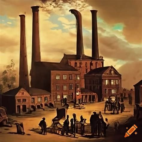 Image Representing The Industrial Revolution In England On Craiyon