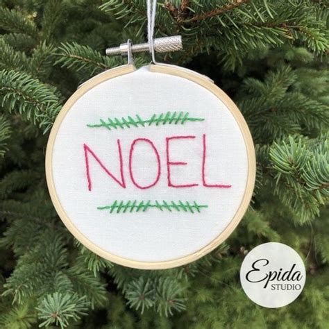 Christmas Words Ornaments | Epida Studio