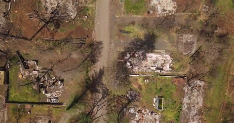 Wildfire Destruction And Damage Caused Stock Footage Video 100