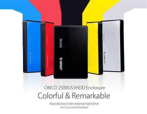 ORICO 2.5 inch USB3.0 Hard Drive Enclosure (2588US3)