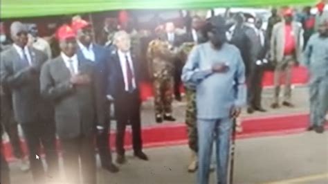 Videos Showing South Sudan President Salva Kiir Urinating On Himself