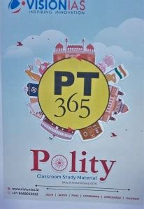 Vision Ias Pt Polity Classroom Study Material Buy