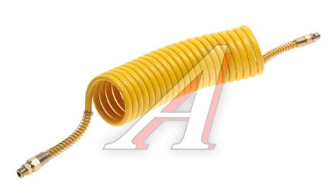 Шланг пневматический витой М16 L=6.5м (желтый) СТАНДАРТ - AIR FLEX М16 ...
