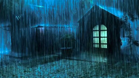 Fall Into Sleep In Under Minutes With Heavy Rain Thunder On A Metal