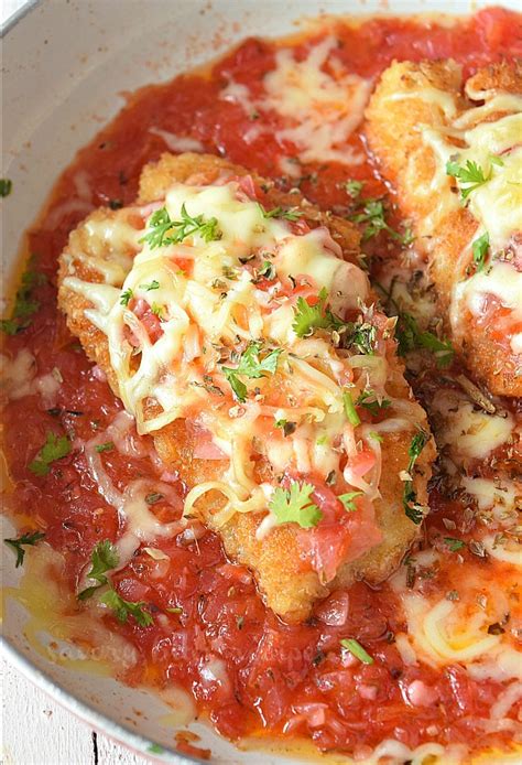 ultimate chicken parmesan spaghetti savory bites recipes  food