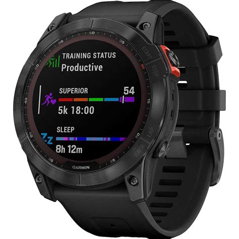 Garmin Fenix Solar Slate Gray With Black Band