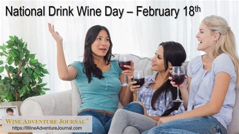 Happy National Drink Wine Day Wine Adventure Journal