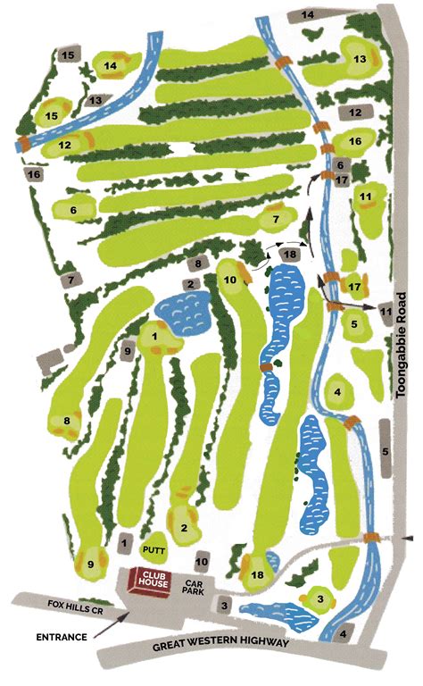 Fox Hills Golf Course Map Fox Hills Golf Club