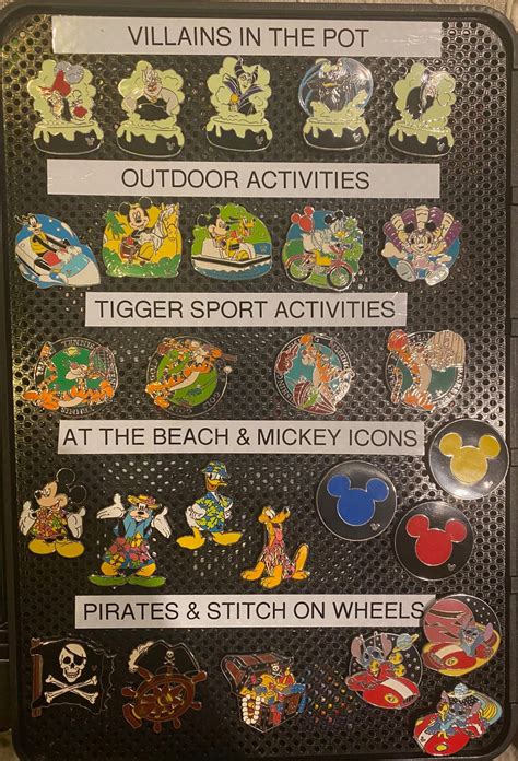 2006 Cast Lanyard Pins | Hidden Mickey Disney Pin & Medallion Collection