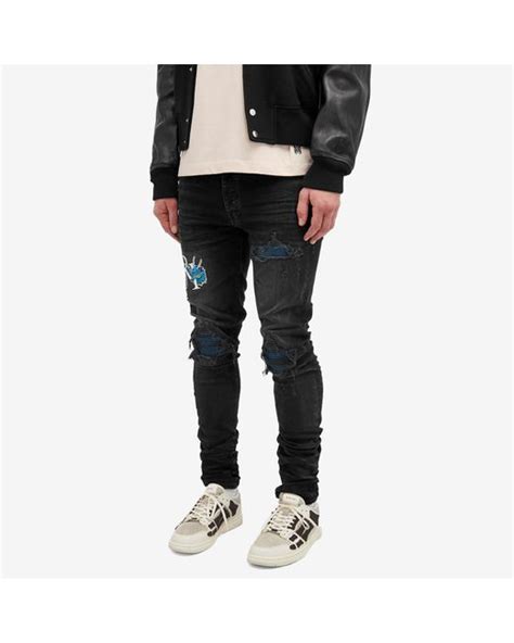 Amiri Mx1 Cny Dragon Jeans In Blue For Men Lyst