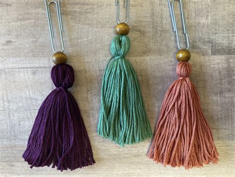 How To Make A Tassel Bookmark Elevation Handmade