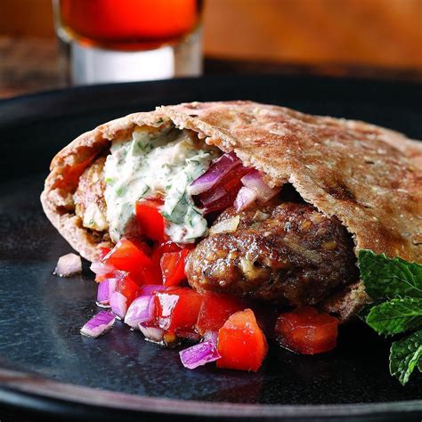 Turkish Lamb Pita Burgers Recipe Eatingwell