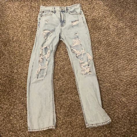 Ripped S Baggy High Rise Aeropostale Jeans Gem