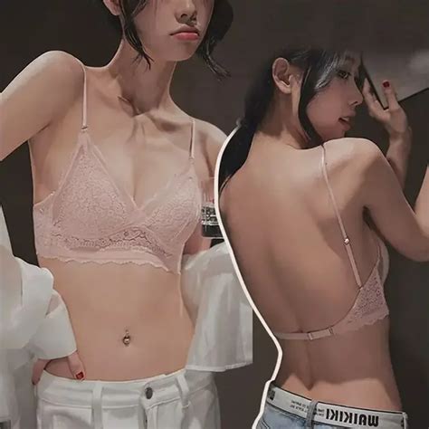 Women S French Style Triangle Cup U Back Ultra Thin No Steel Ring Sexy Bra Lingerie