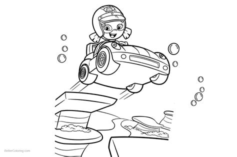 Bubble Guppies Oona Coloring Pages - Free Printable Coloring Pages