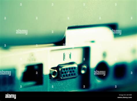 screen plug   laptop stock photo alamy
