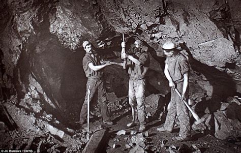 Photographs Taken By Jc Burrow Show Cornish Miners Digging For Tin In