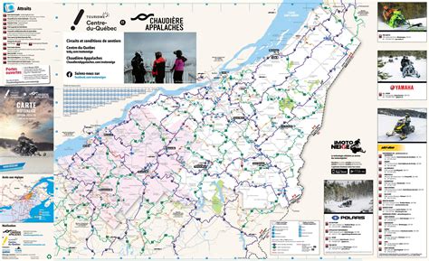 Carte motoneige 2024-2025 - Chaudière-Appalaches et Centre-du-Québec by