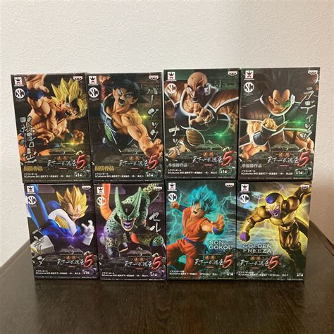 【傷や汚れあり】ドラゴンボールフィギュア 8種 造形天下一武道会 5 Scultures Big Special ドラゴンボール超 バー