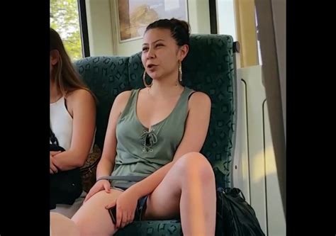 Spyed Girl Flashing Her Pussy Lips In Public MasturHub