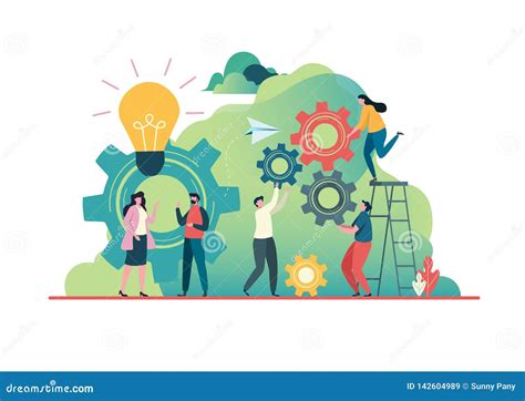 People Create Idea To Success Business Concept Teamwork Concept Team