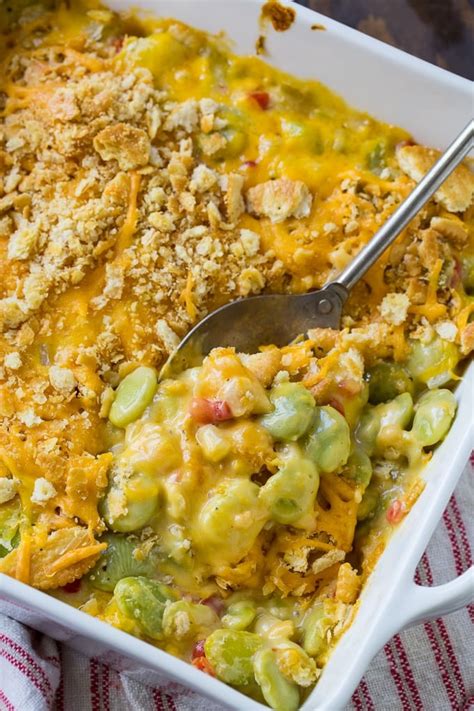Lima Bean Casserole Spicy Southern Kitchen