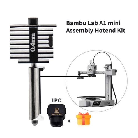 COD Bambu Lab A1 Mini Printer Replace Hotend Kit Hot End Fit With 0 4 Mm Hardened Steel Nozzle