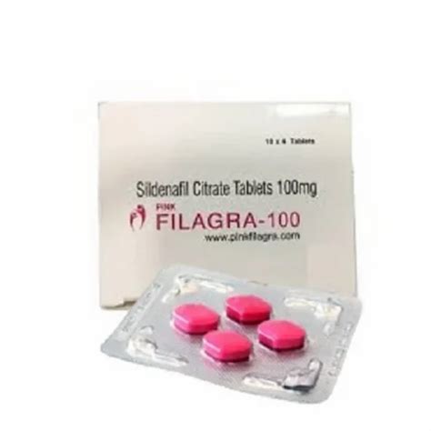 Filagra Pink Sildenafil Citrate 100mg Packaging Size 4 Tabs At Rs 166 Strip In Bengaluru