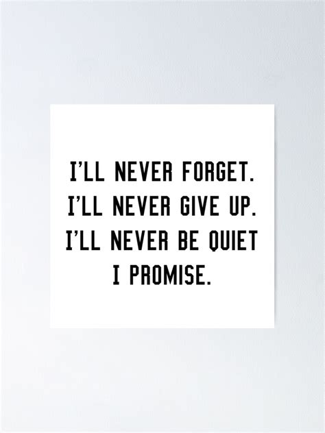 ill  forget ill  give  ill   quiet  promise