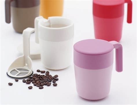 Kinto Cafe Press Instant Coffee Mug Gadget Flow