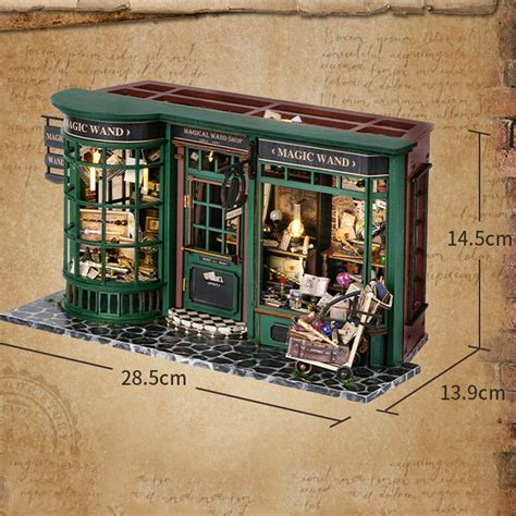 Magic House Diy Wooden Miniature House Kit Fifijoy