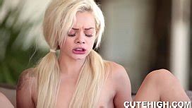 21SexNet A Blonde Babe Teases Her Guy And Lets Him Caress Her Big Tits He Removes Her