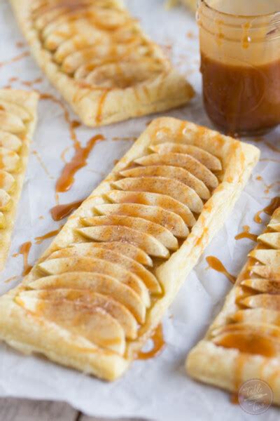 Salted Caramel Apple Tarts Table For Two By Julie Chiou