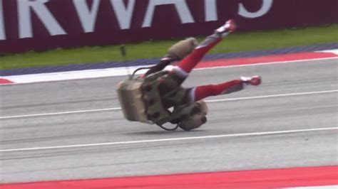 Stuntman Crashes Jetpack At Austria Grand Prix As F1 Star Oscar Piastri