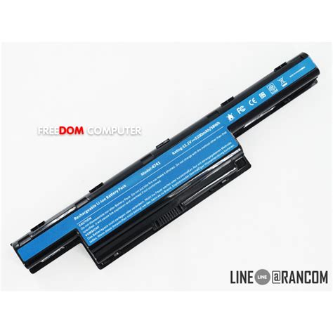 แบตเตอรี่โน๊ตบุ๊ค (แท้) AS10D75 ACER Aspire 4349 4741 4551 4552 4750 ...