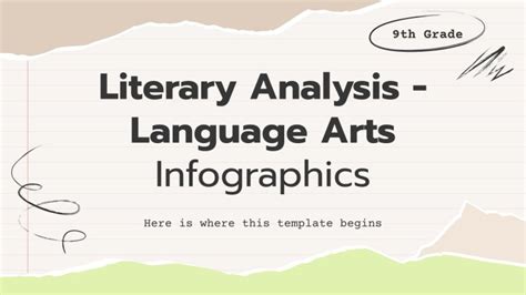 Literary Analysis Language Arts 9th Grade Infographics