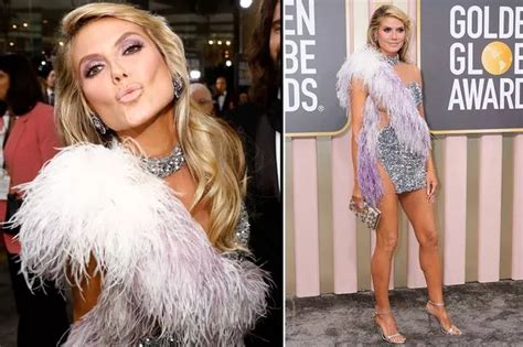 Heidi Klum Sizzles As She Parades Her Endless Legs In Glamorous Nude Bodysuit Daily Star