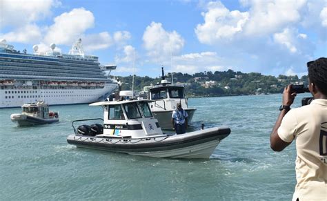 Watch Saint Lucia Marine Police Put On Display In Castries Harbour