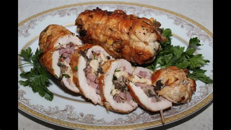 Вкуснейший фаршированный куриный рулет. Пошаговый рецепт. - YouTube
