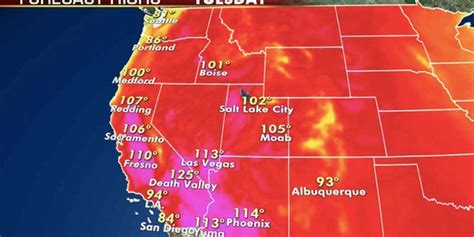 Record Breaking Heat Bakes West Raises Wildfire Danger As Nearly 42