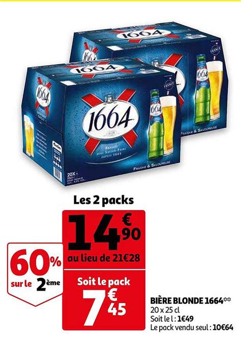 Promo Bière Blonde chez Auchan iCatalogue fr